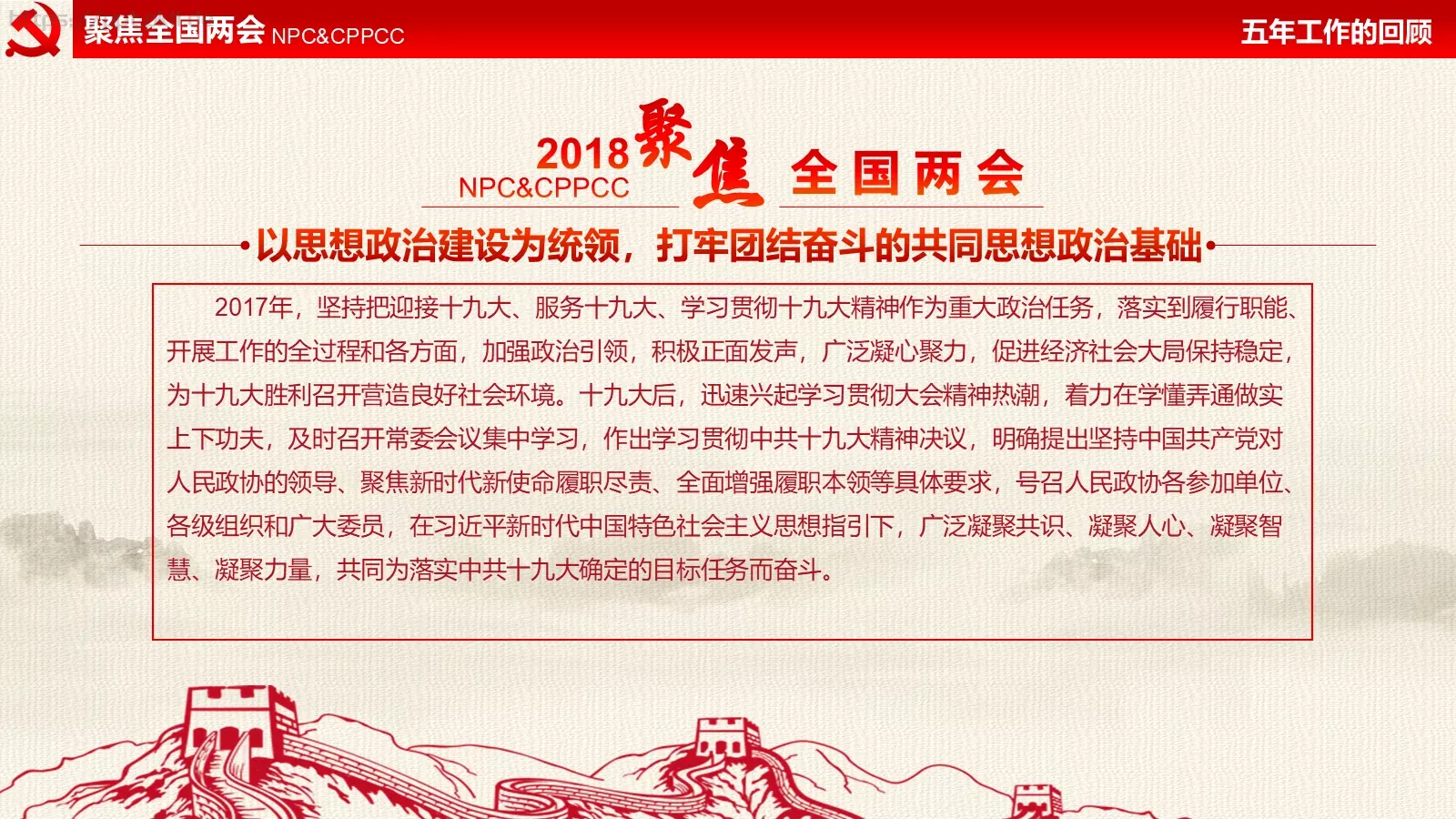 全国两会解读PPT模板 第 11 页预览图