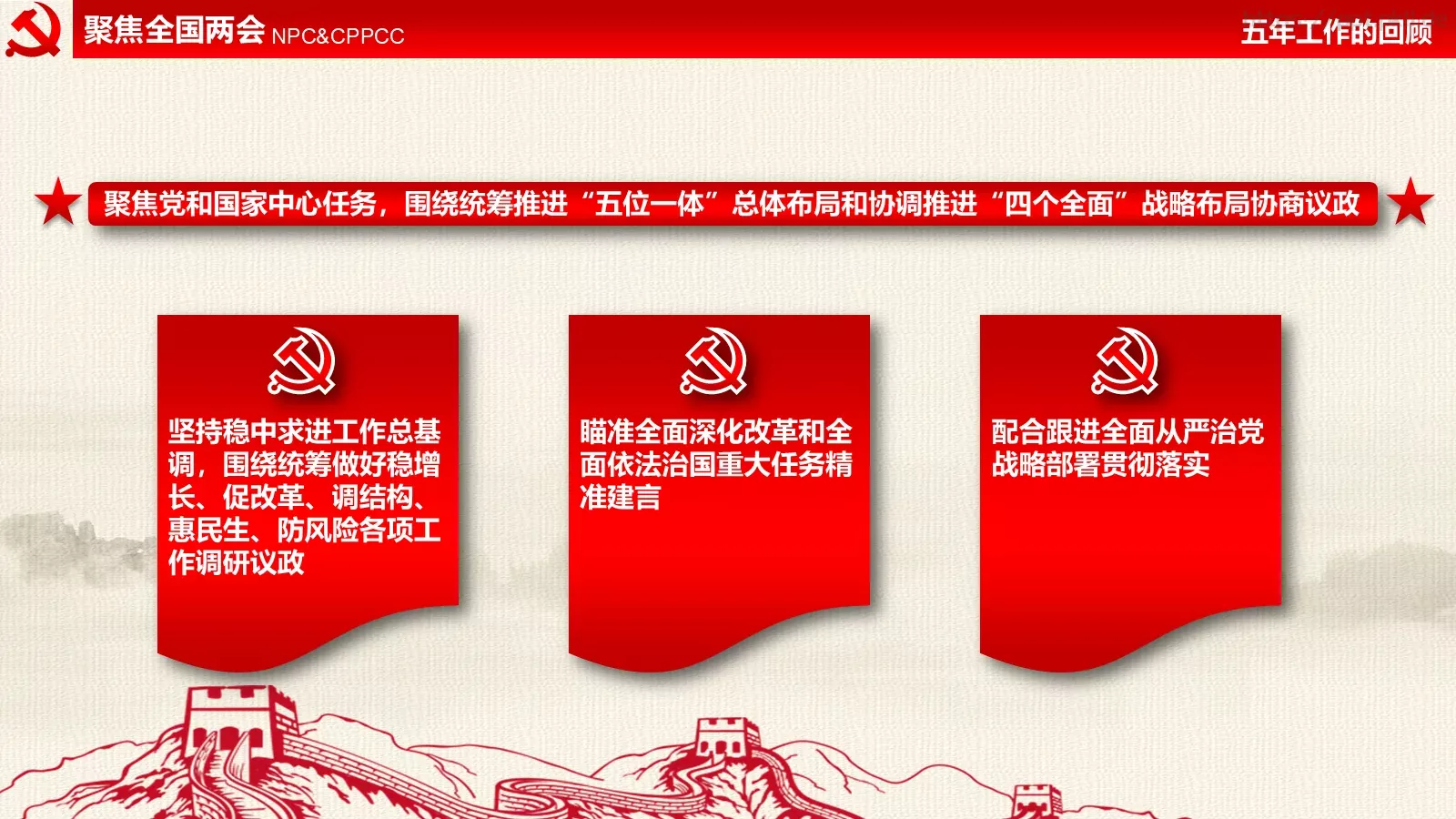 全国两会解读PPT模板 第 17 页预览图