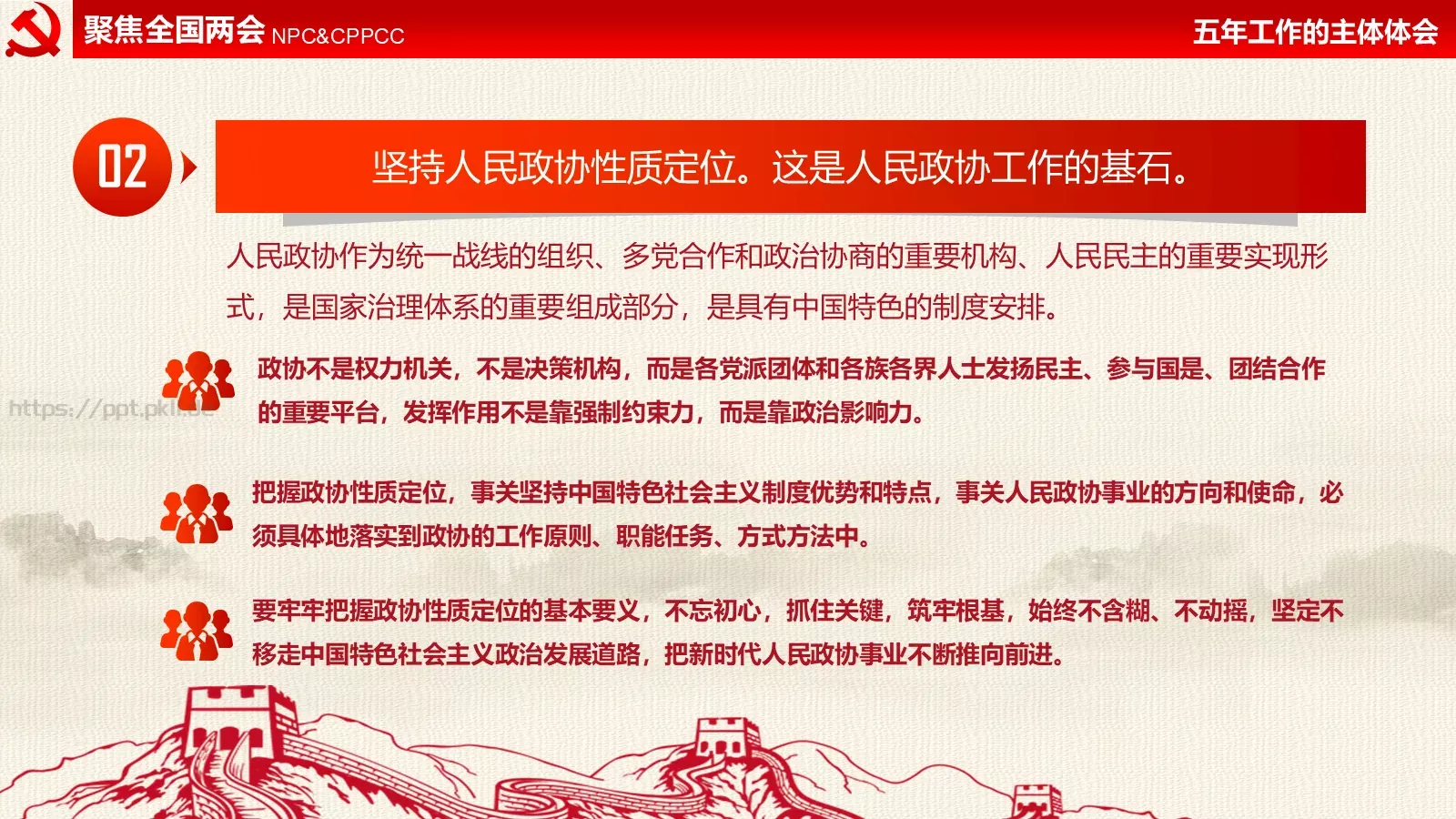全国两会解读PPT模板 第 37 页预览图