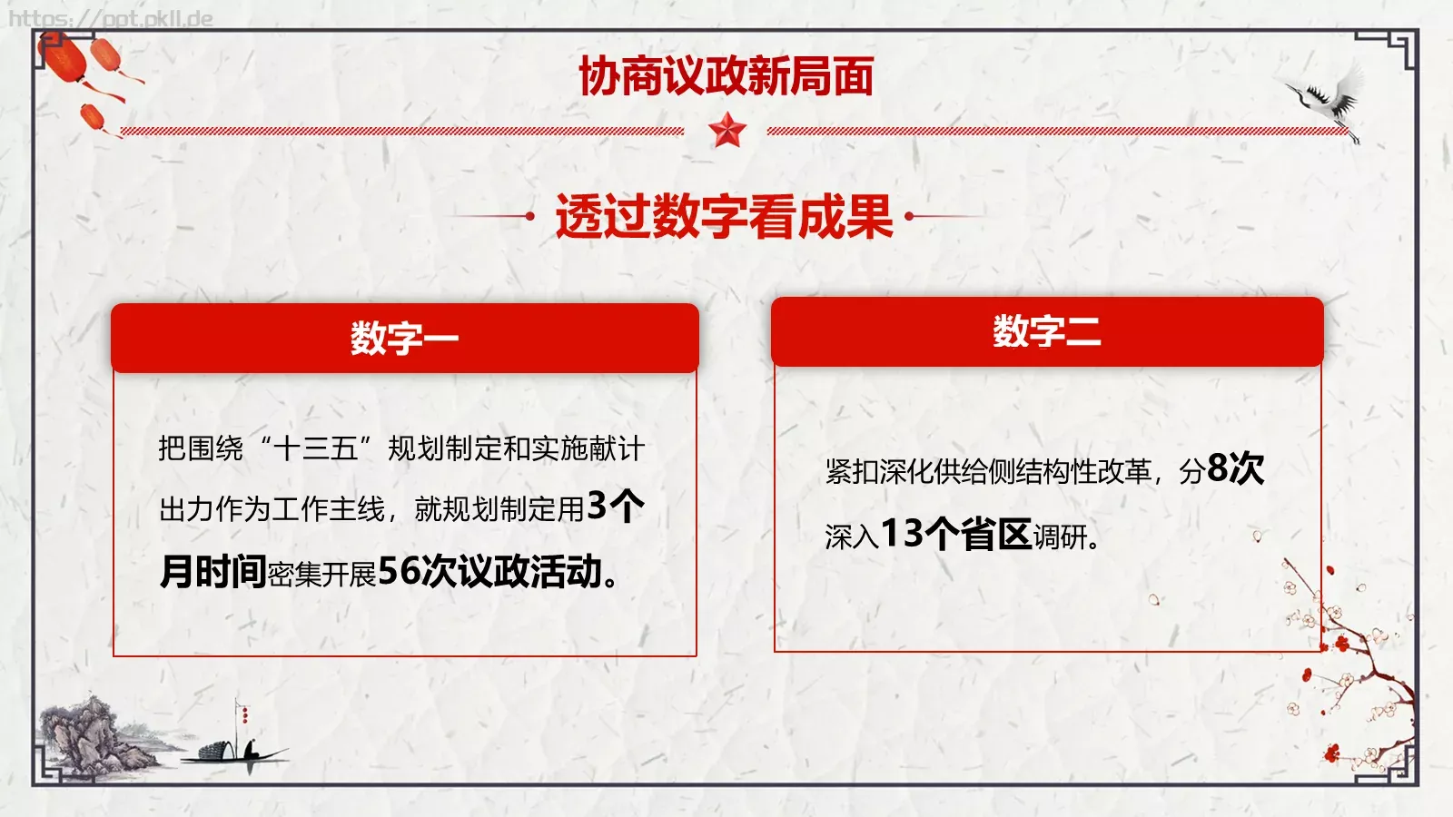 全国政协十三届一次会议解读PPT模板 第 11 页预览图