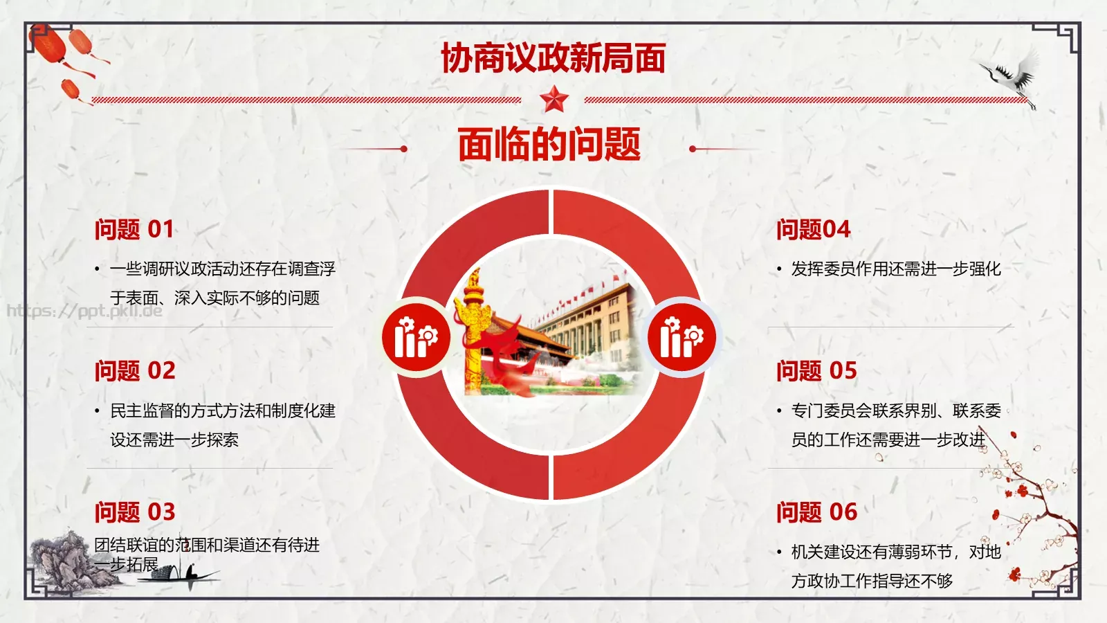 全国政协十三届一次会议解读PPT模板 第 17 页预览图