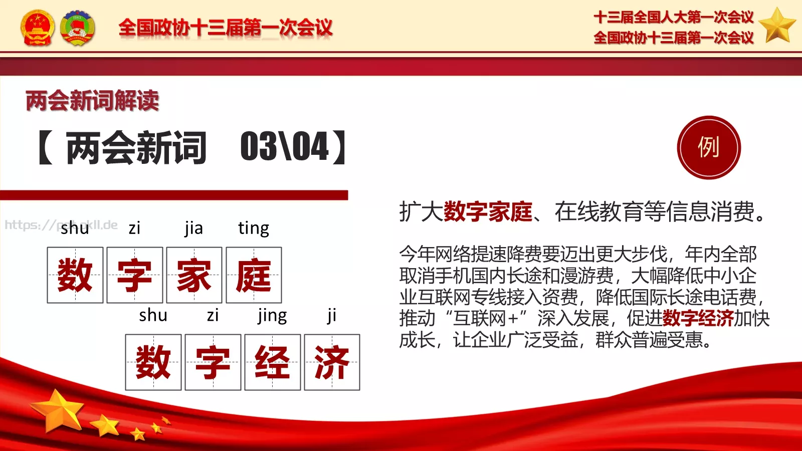 2018两会解读第一季PPT模板 第 17 页预览图