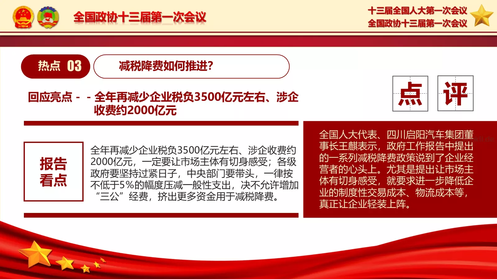 2018两会解读第一季PPT模板 第 28 页预览图