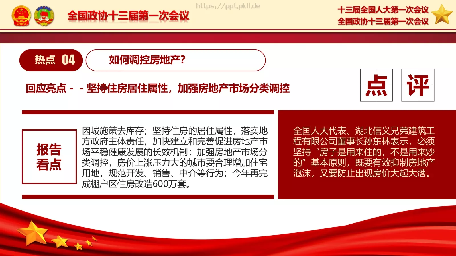 2018两会解读第一季PPT模板 第 29 页预览图