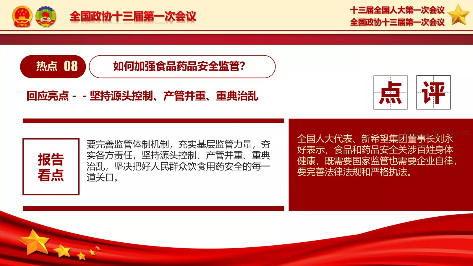 2018两会解读第一季PPT模板 第 33 页预览图