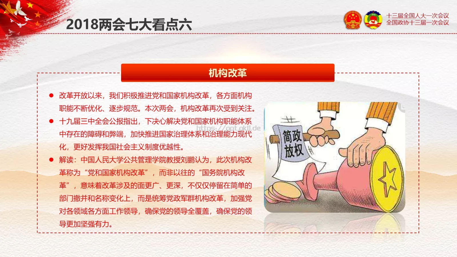 2018两会解读第一季通用PPT模板 第 14 页预览图
