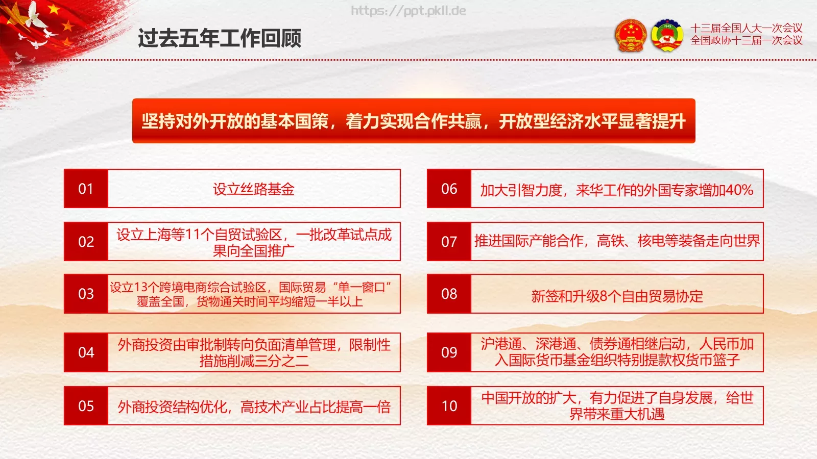 2018两会解读第一季通用PPT模板 第 35 页预览图