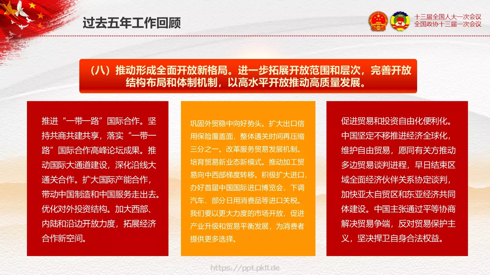 2018两会解读第一季通用PPT模板 第 38 页预览图