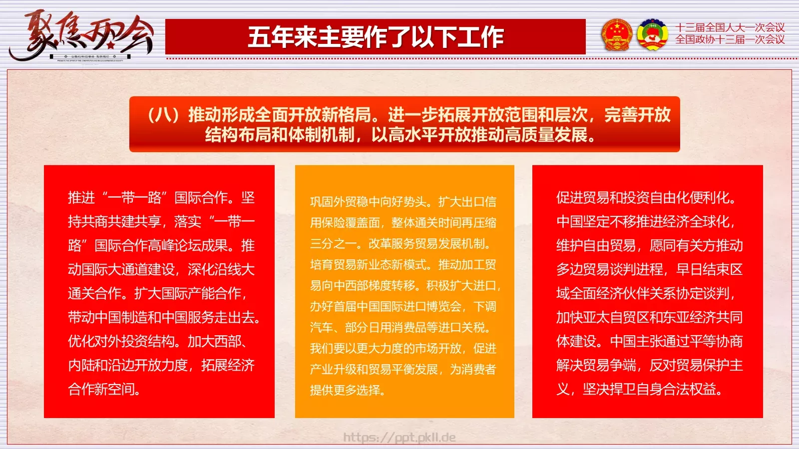 2018两会解读第一季PPT模板 第 37 页预览图