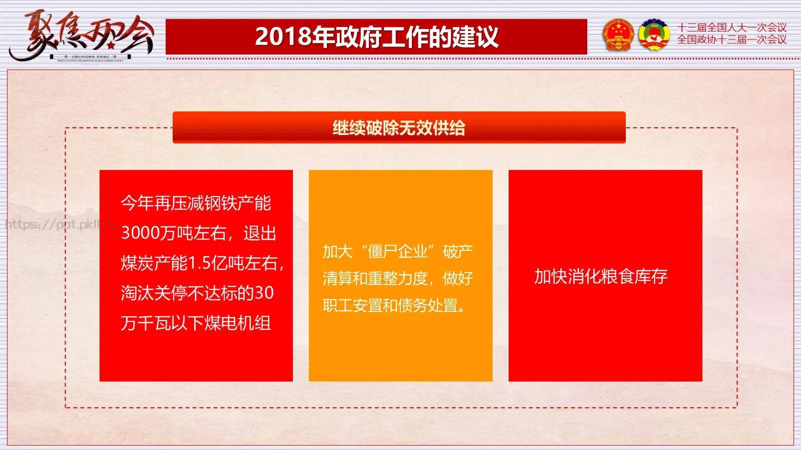 2018两会解读第一季PPT模板 第 45 页预览图