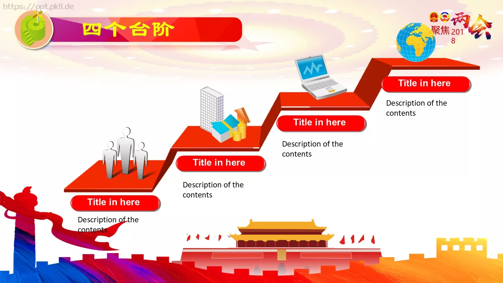 两会解读第一季PPT模板 第 15 页预览图