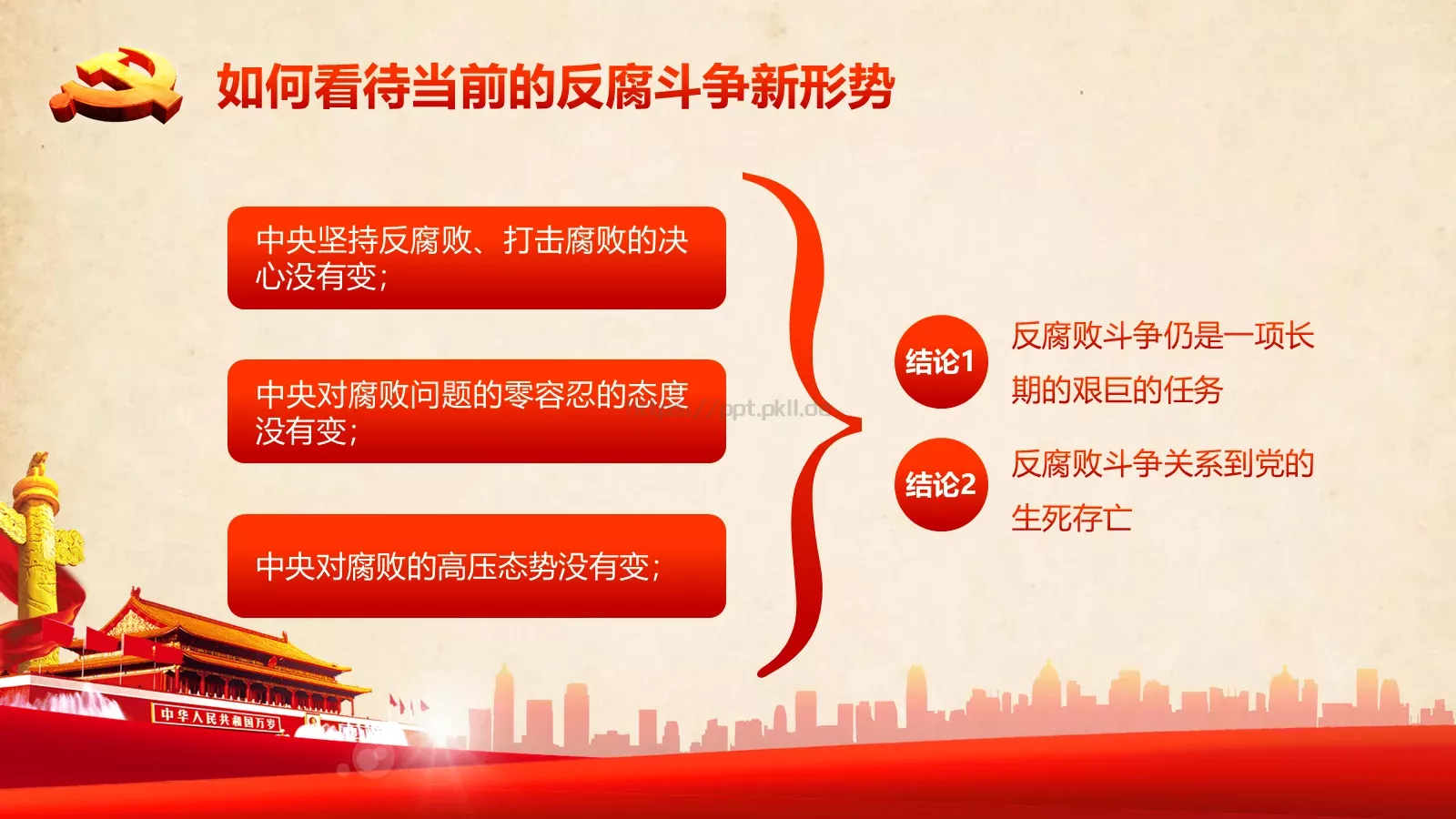 2018两会解读第一季PPT模板 第 7 页预览图