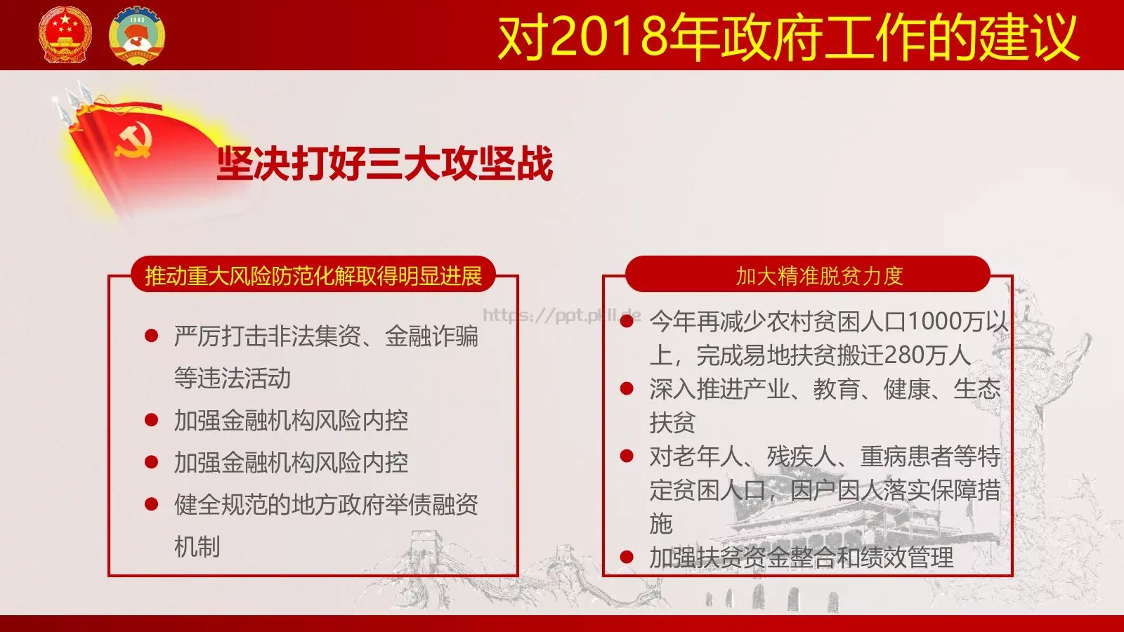 聚焦两会解读PPT模板 第 16 页预览图