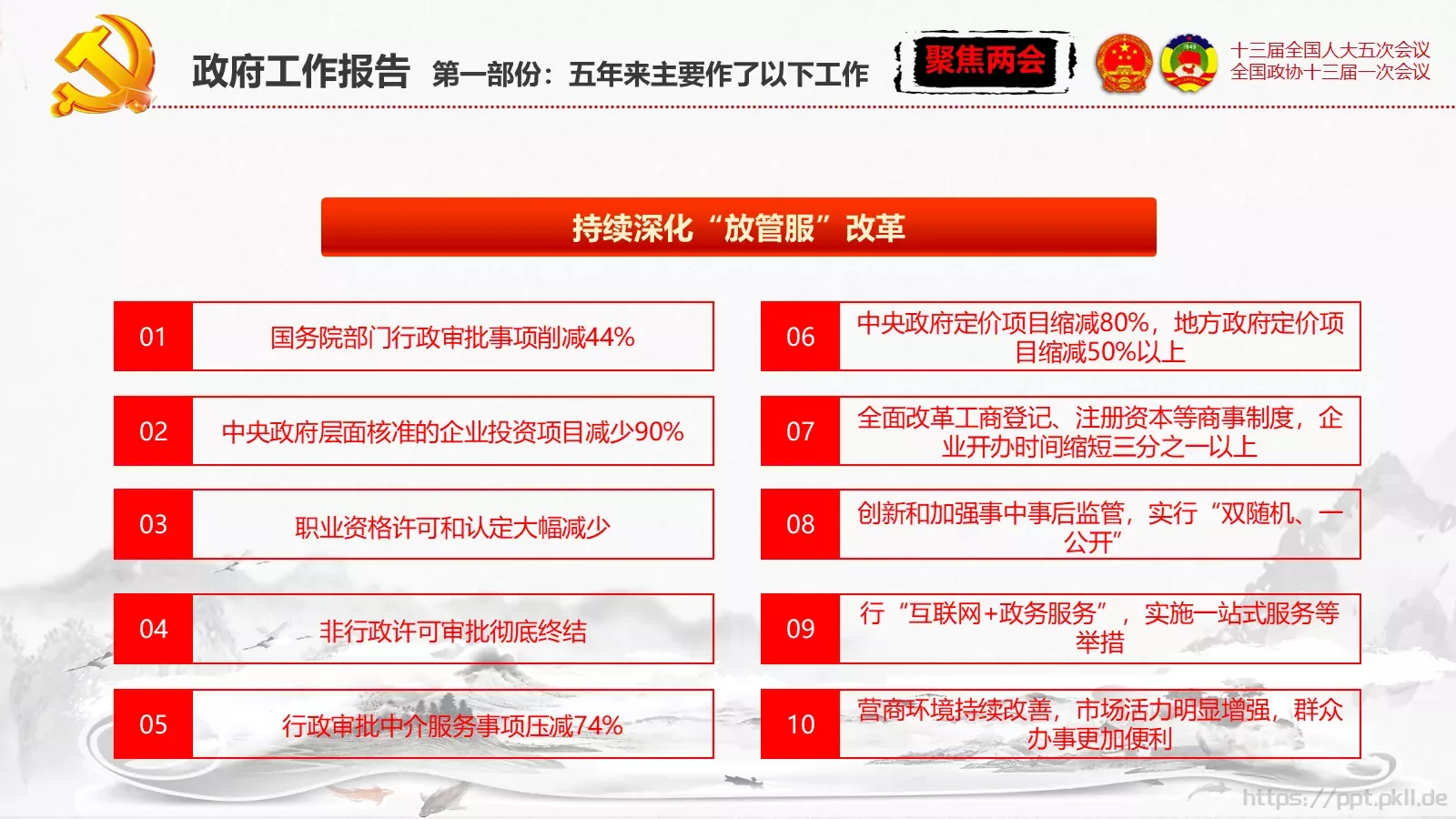 单位或党组织工作汇报PPT模板 第 34 页预览图