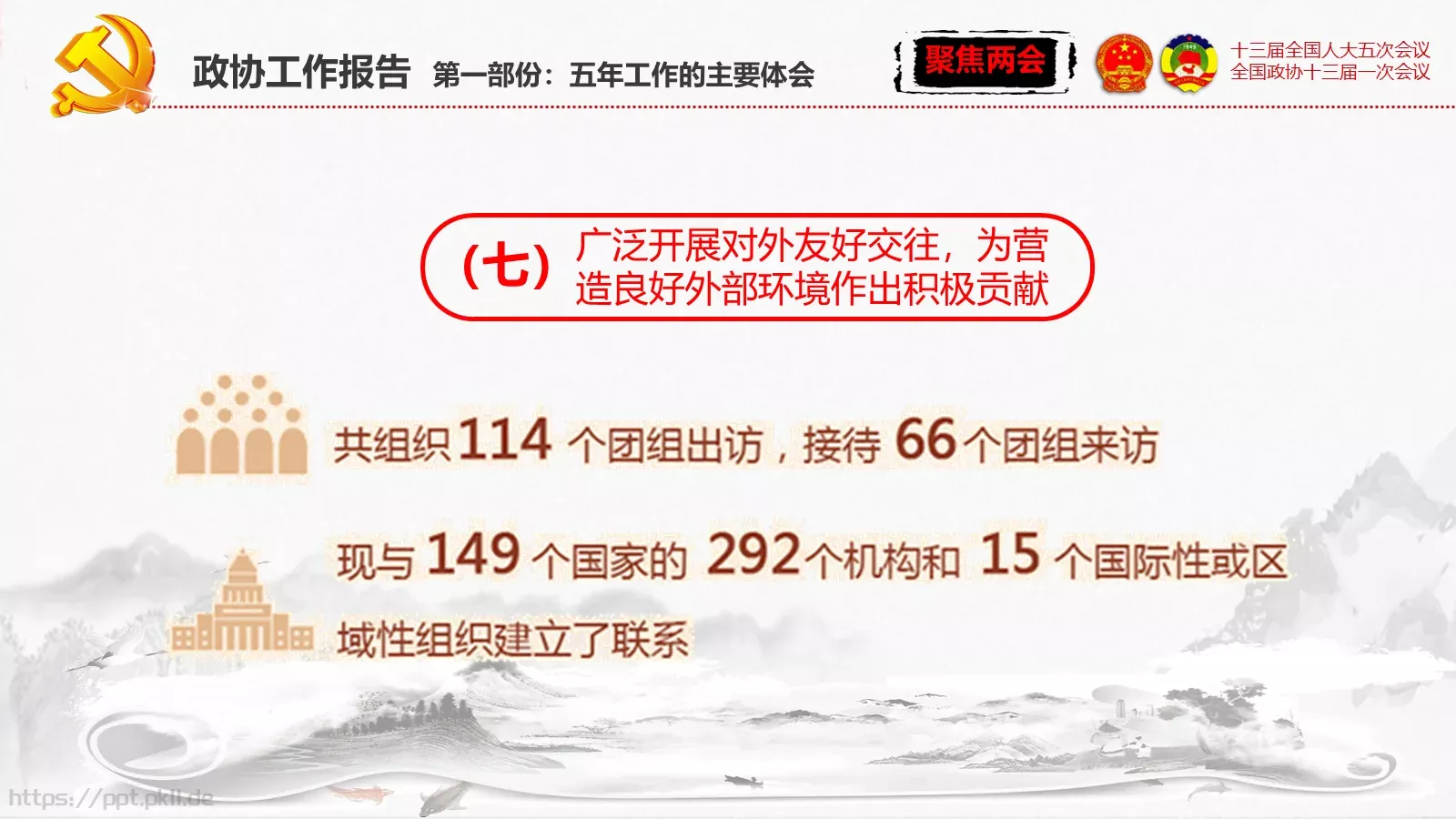单位或党组织工作汇报PPT模板 第 74 页预览图