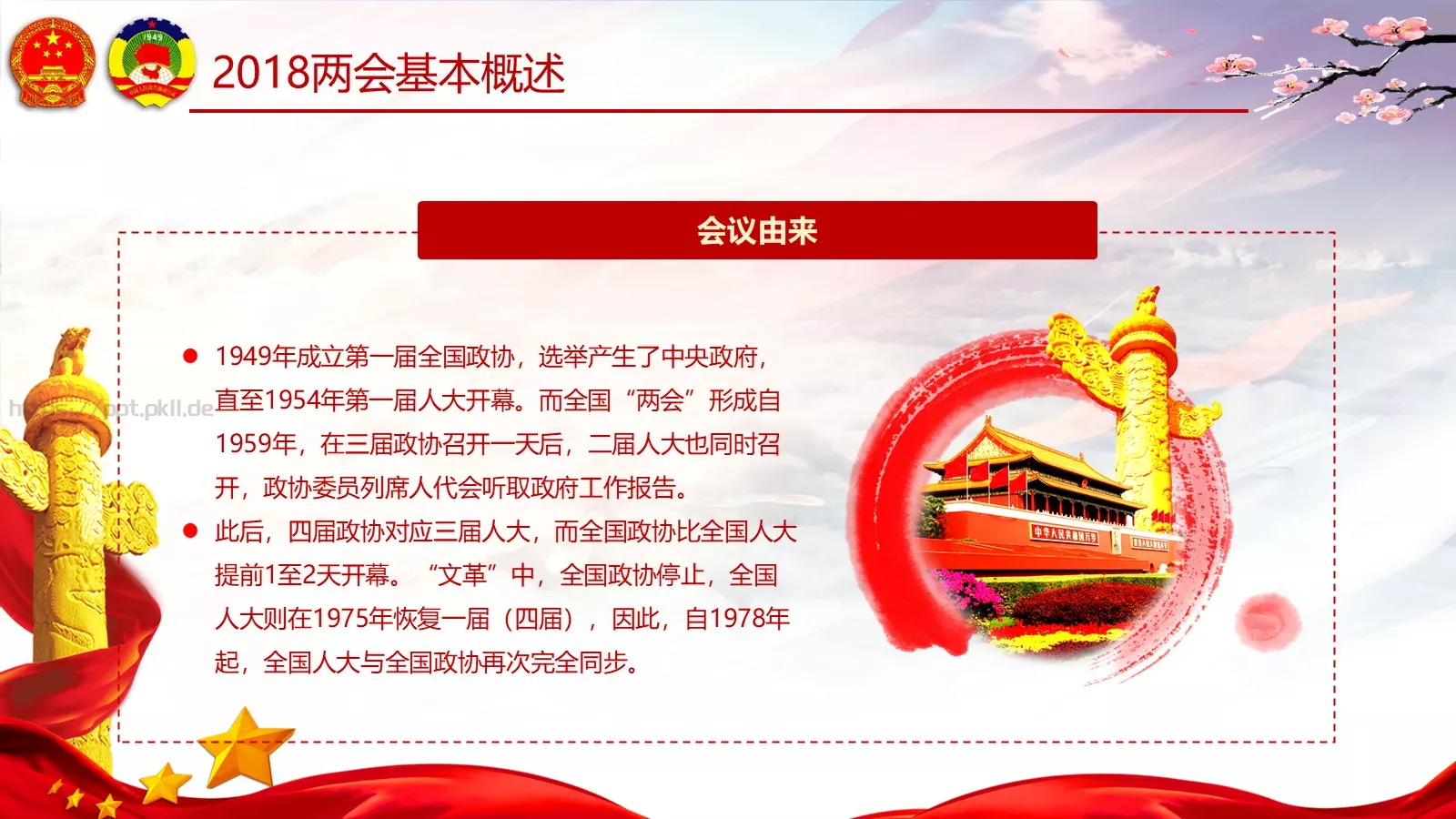 两会亮点归纳整理汇报PPT模板 第 6 页预览图