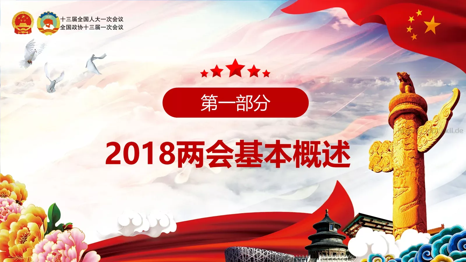 两会亮点归纳整理汇报PPT模板 第 4 页缩略图