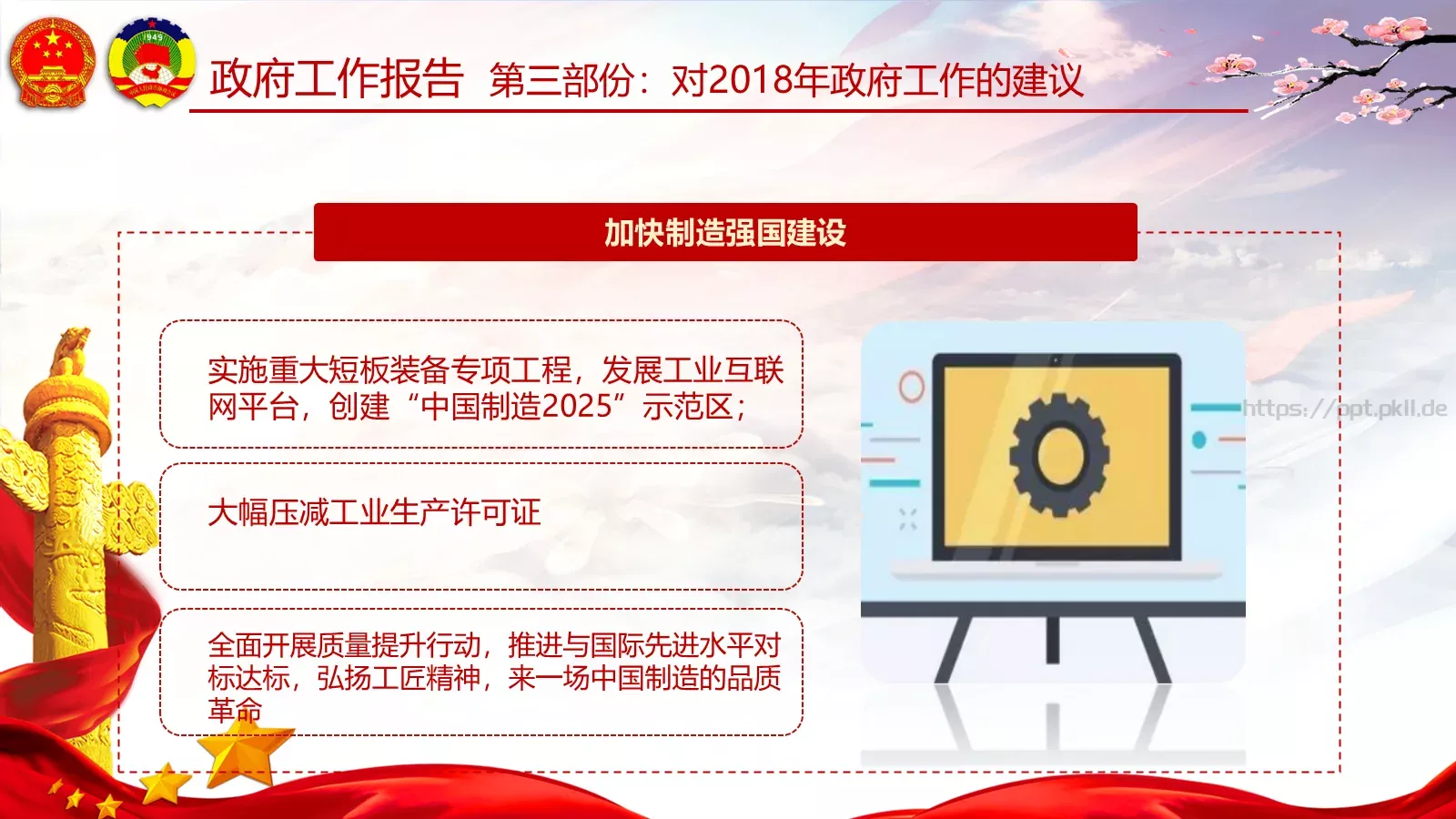 两会亮点归纳整理汇报PPT模板 第 48 页预览图