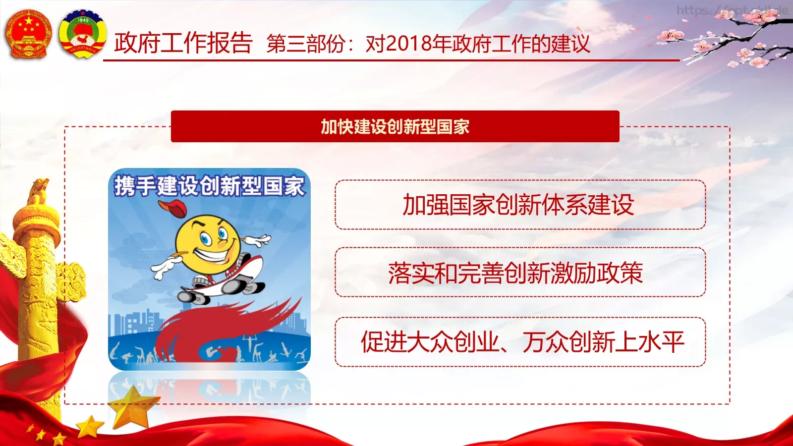 两会亮点归纳整理汇报PPT模板 第 52 页预览图