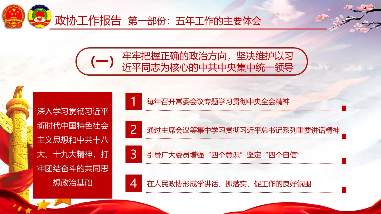 两会亮点归纳整理汇报PPT模板 第 61 页预览图