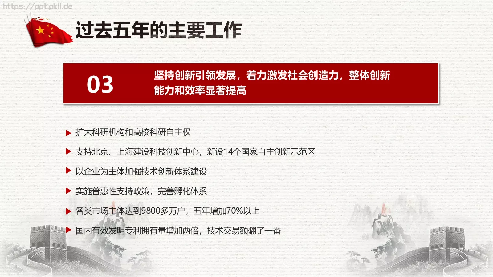 中国两会解读PPT模板 第 35 页预览图