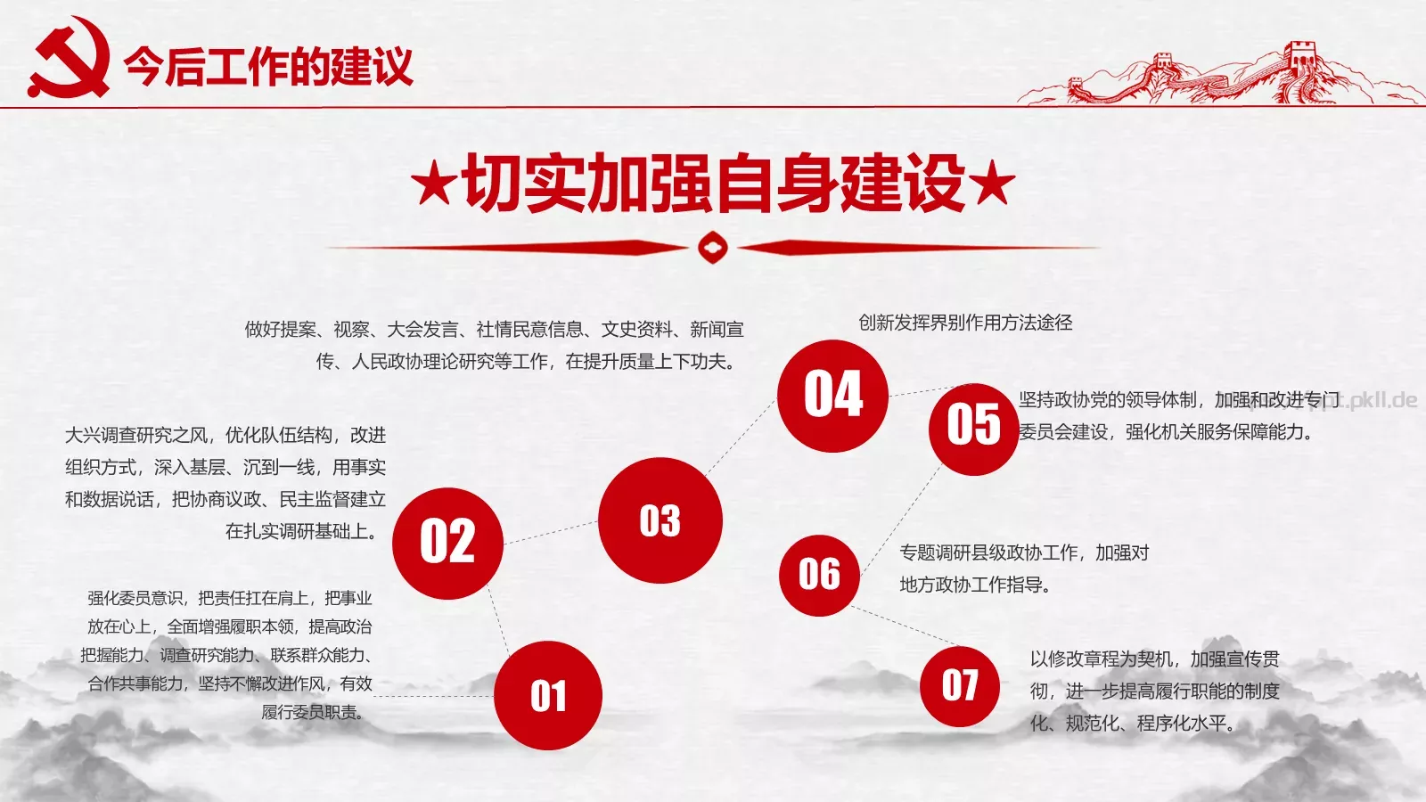 聚焦两会解读PPT模板 第 49 页预览图