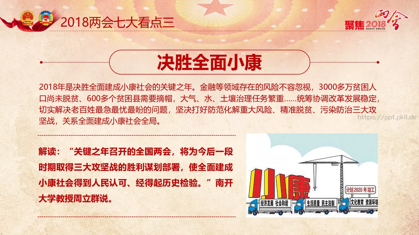 两会解读PPT模板 第 12 页预览图