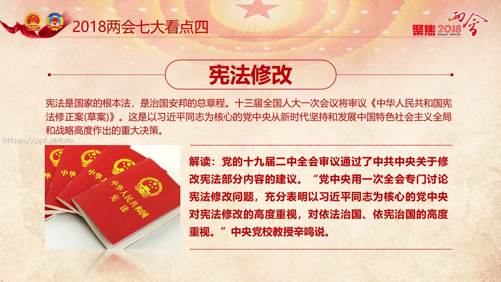 两会解读PPT模板 第 13 页预览图