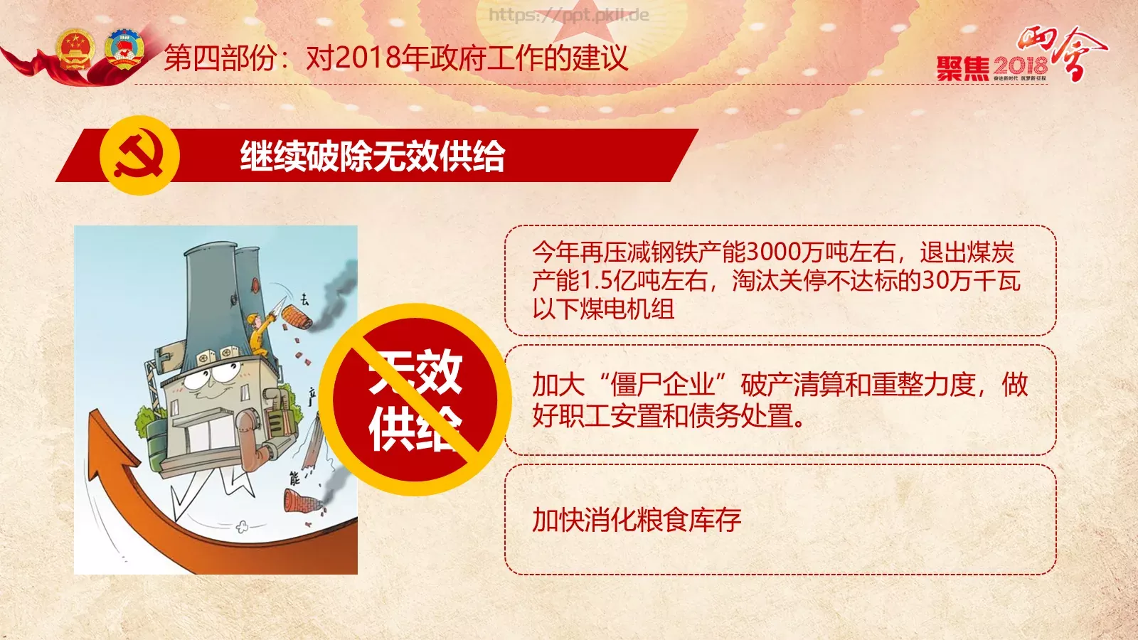 两会解读PPT模板 第 49 页预览图
