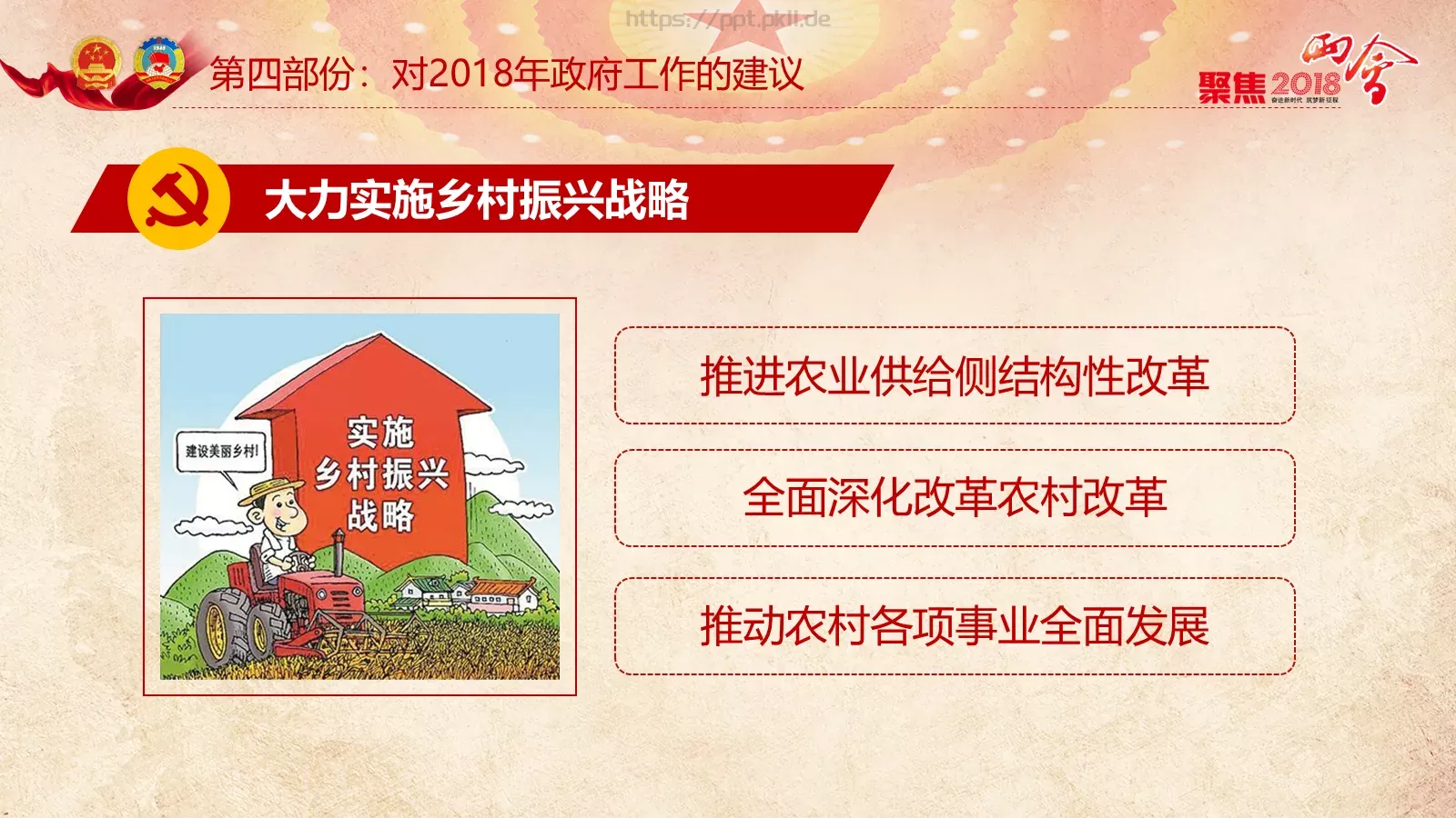 两会解读PPT模板 第 55 页预览图