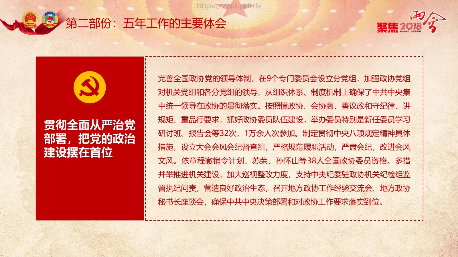 两会解读PPT模板 第 77 页预览图