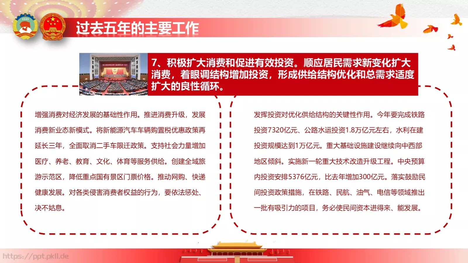 政府工作报告全文解读PPT模板 第 36 页预览图