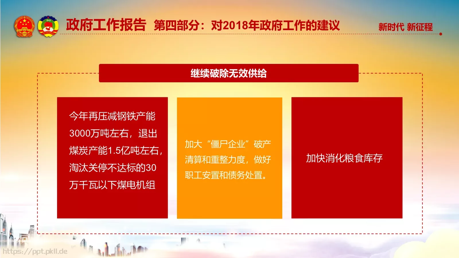 两会解读汇报PPT模板 第 49 页预览图
