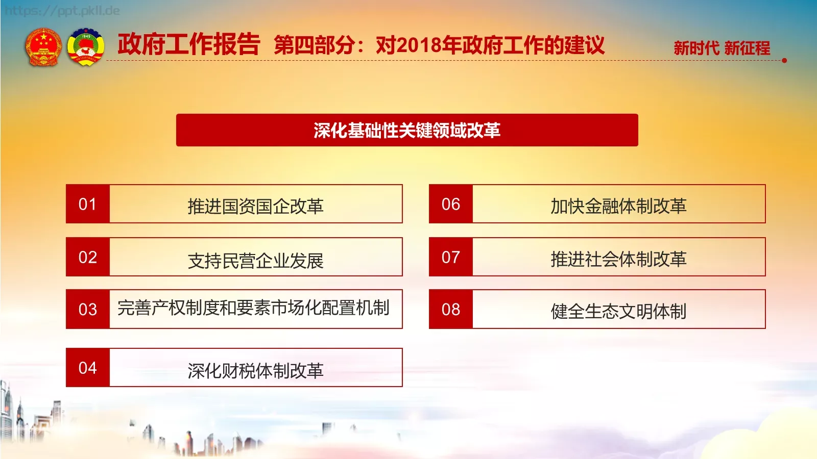 两会解读汇报PPT模板 第 53 页预览图