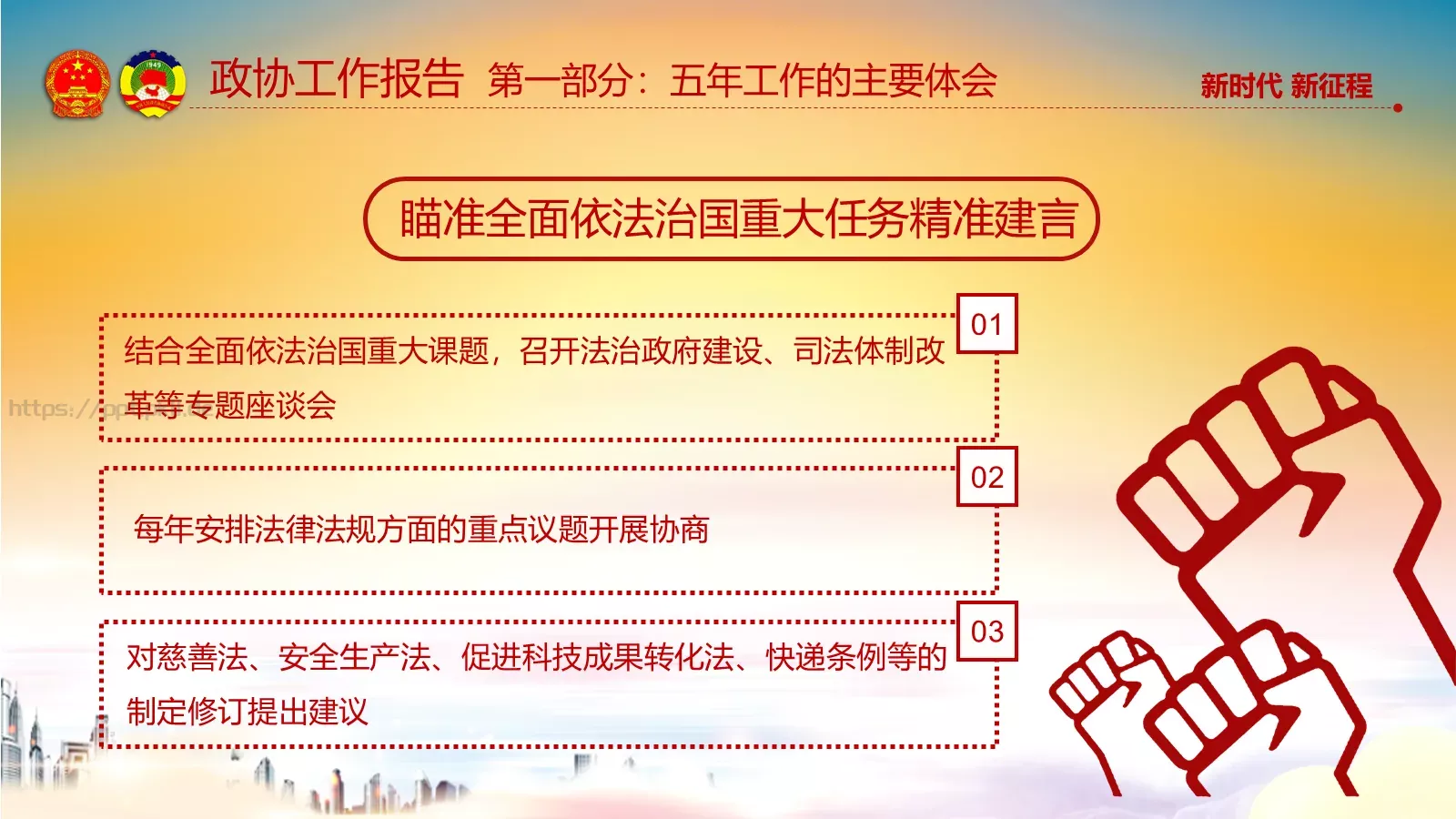 两会解读汇报PPT模板 第 66 页预览图