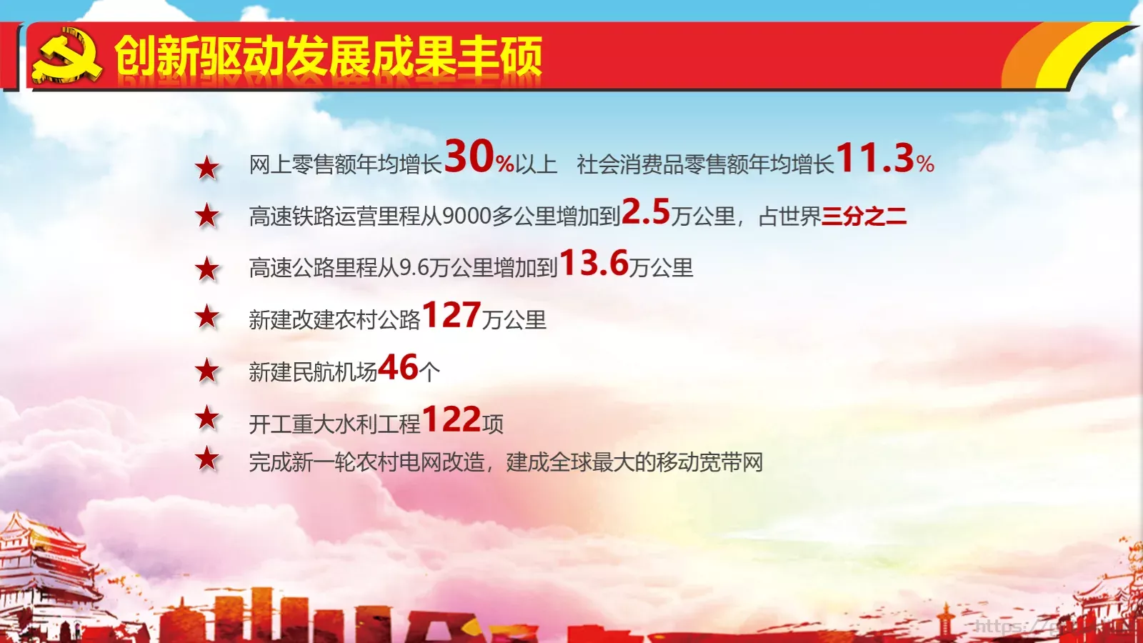热烈庆祝PPT模板 第 24 页预览图