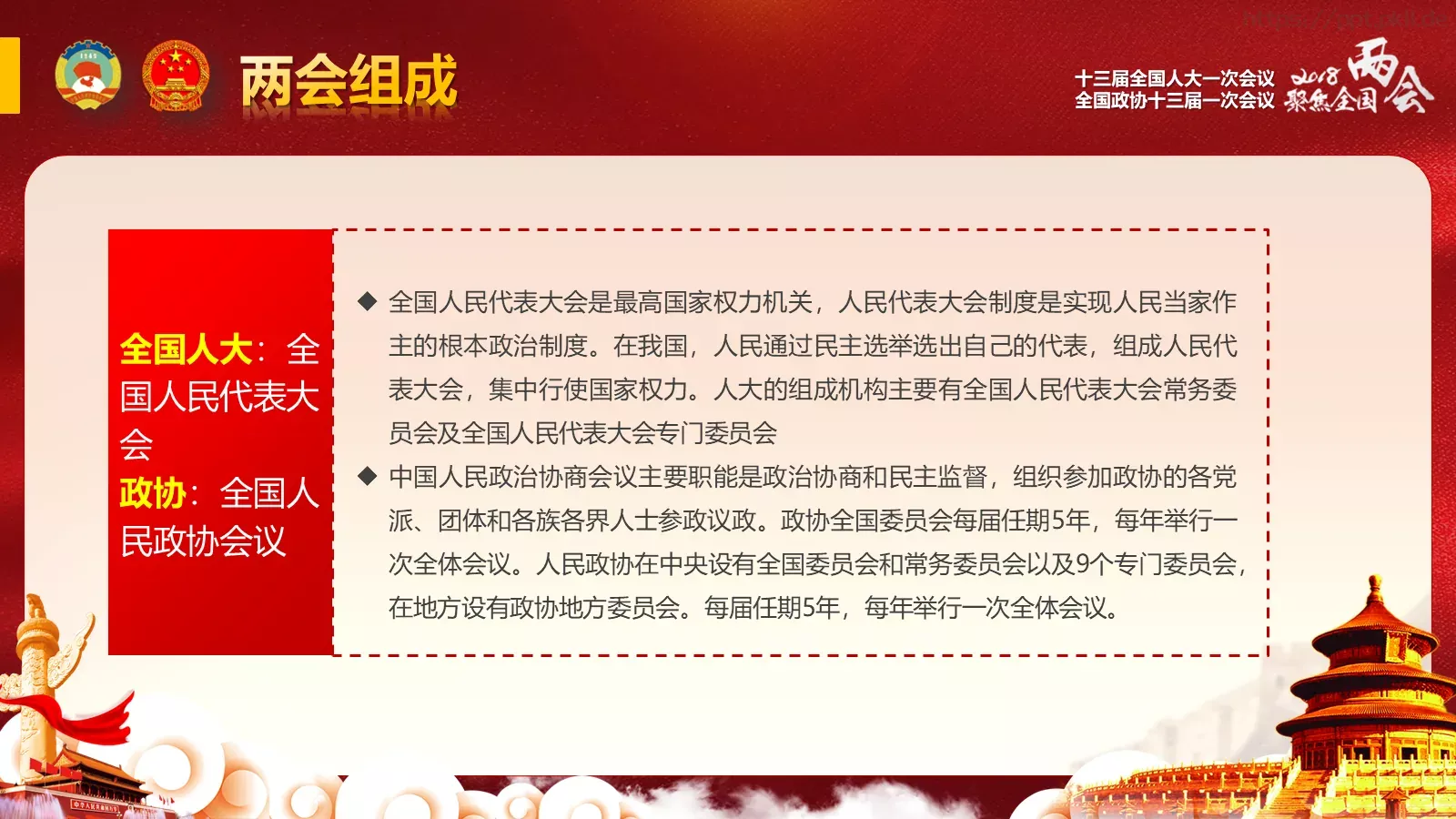 政府工作报告全文解读PPT模板 第 7 页预览图