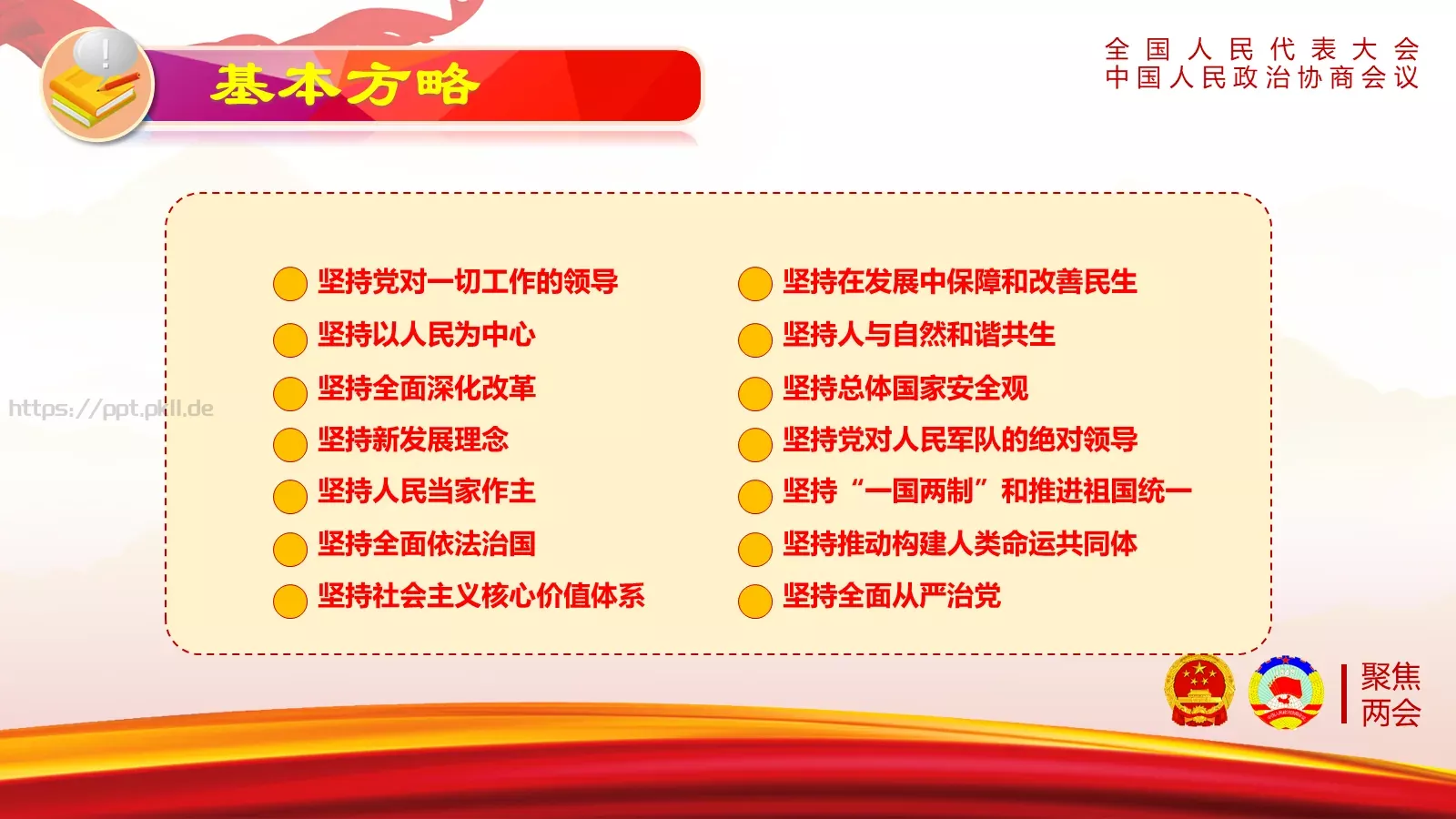 全国人民代表大会解读PPT模板 第 19 页预览图