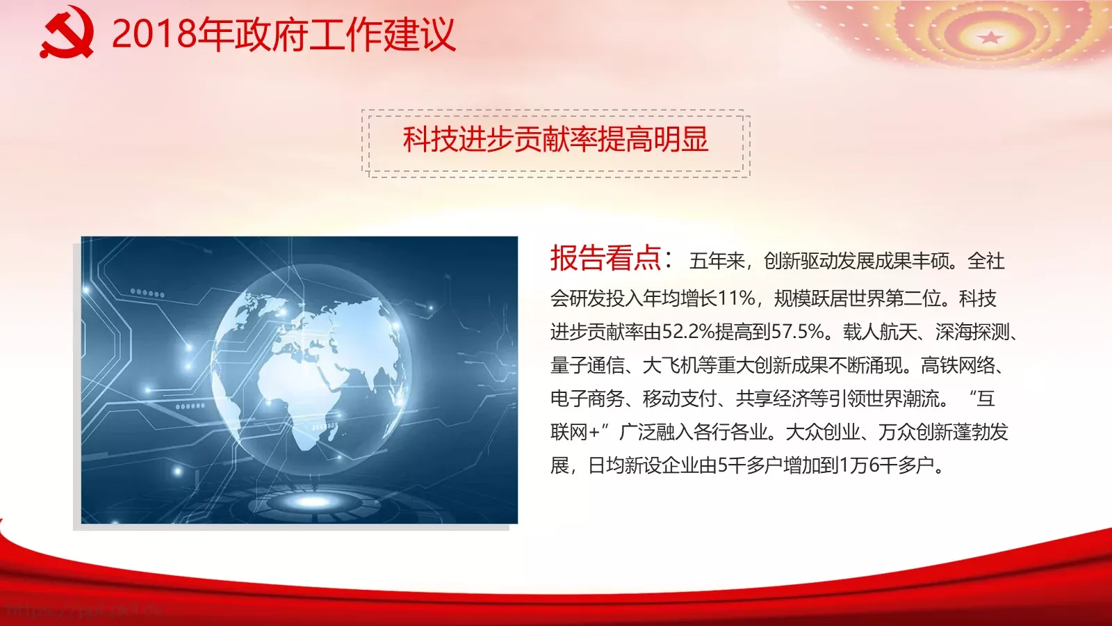 2018两会解读第一季PPT模板 第 24 页预览图