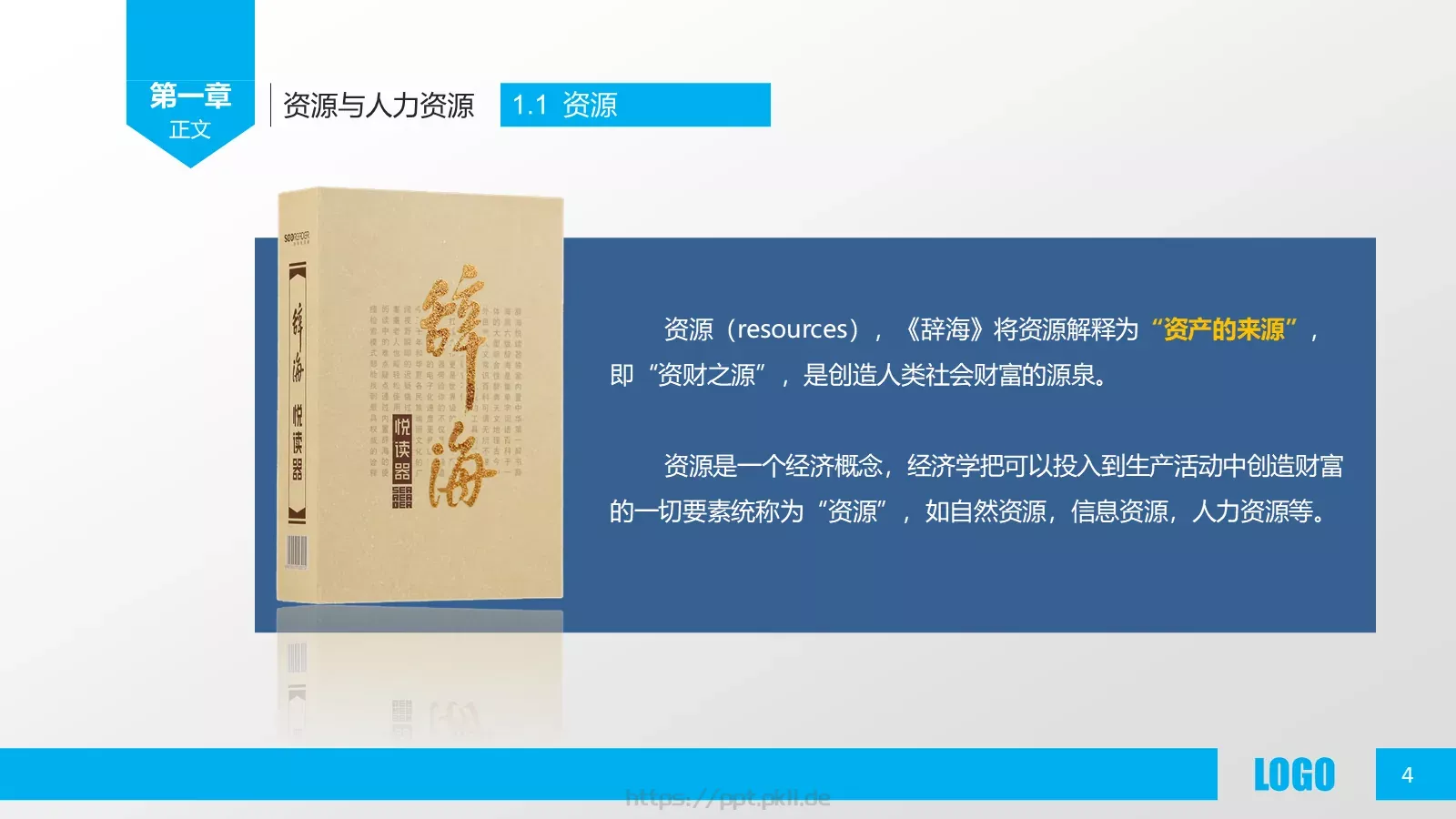 人力资源概述PPT模板 第 4 页缩略图