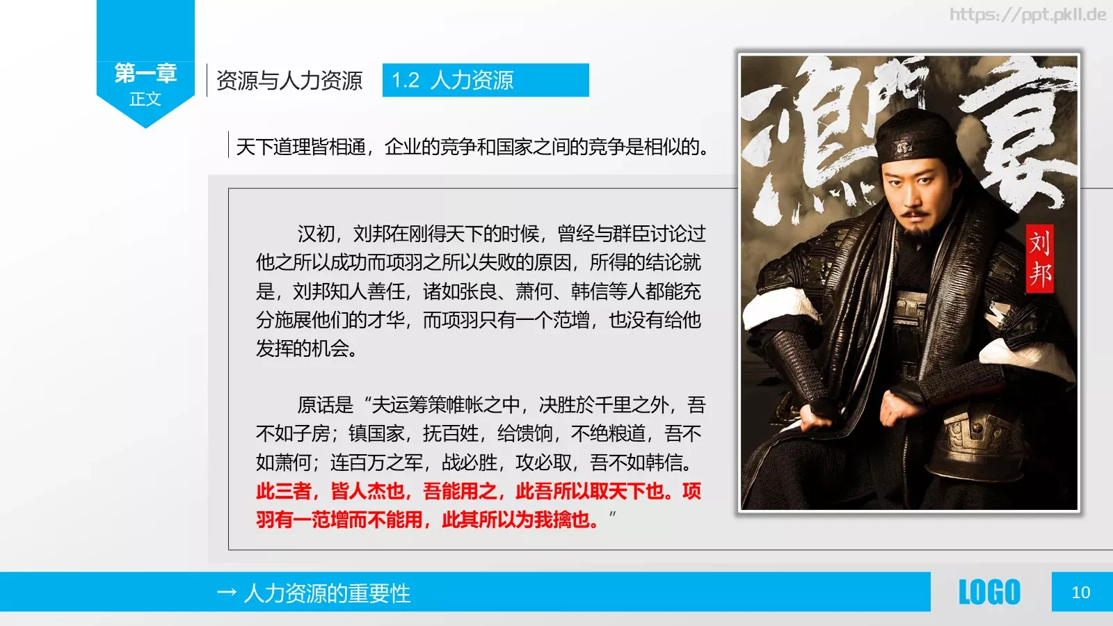 人力资源概述PPT模板 第 10 页预览图