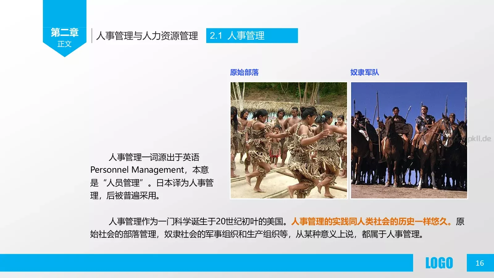 人力资源概述PPT模板 第 16 页预览图