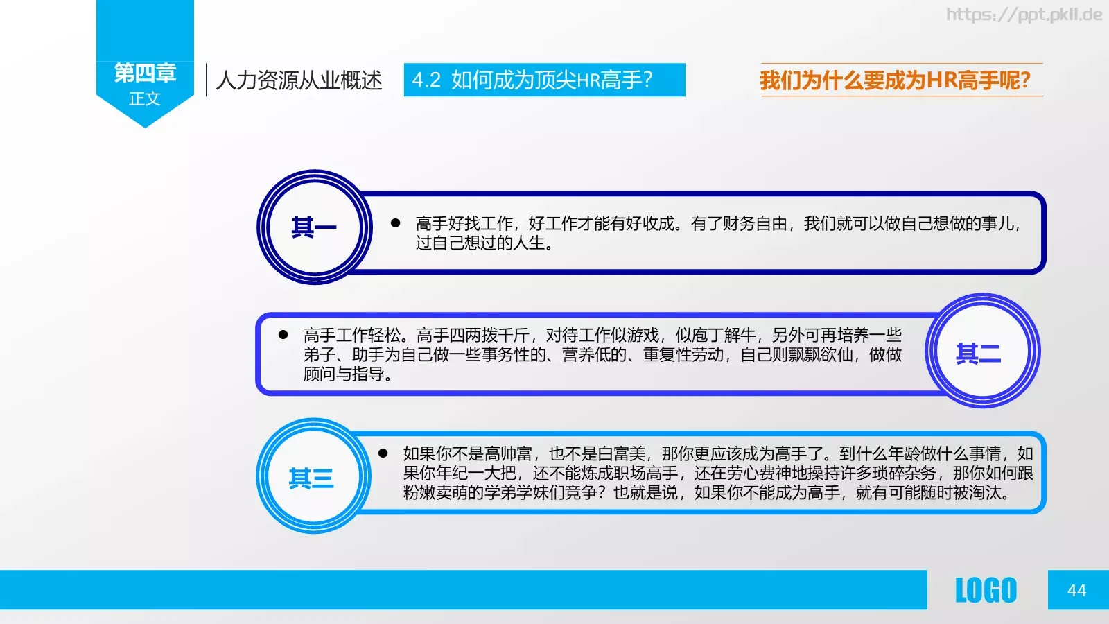 人力资源概述PPT模板 第 44 页预览图