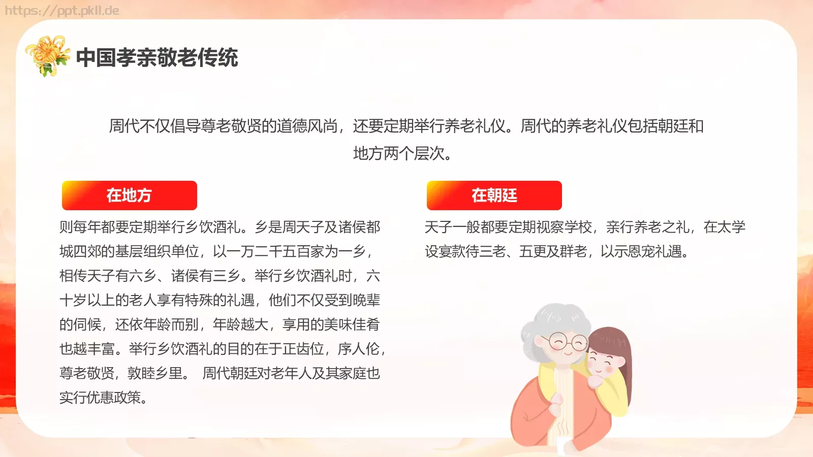 重阳节敬老爱老活动宣传PPT模板 第 16 页预览图