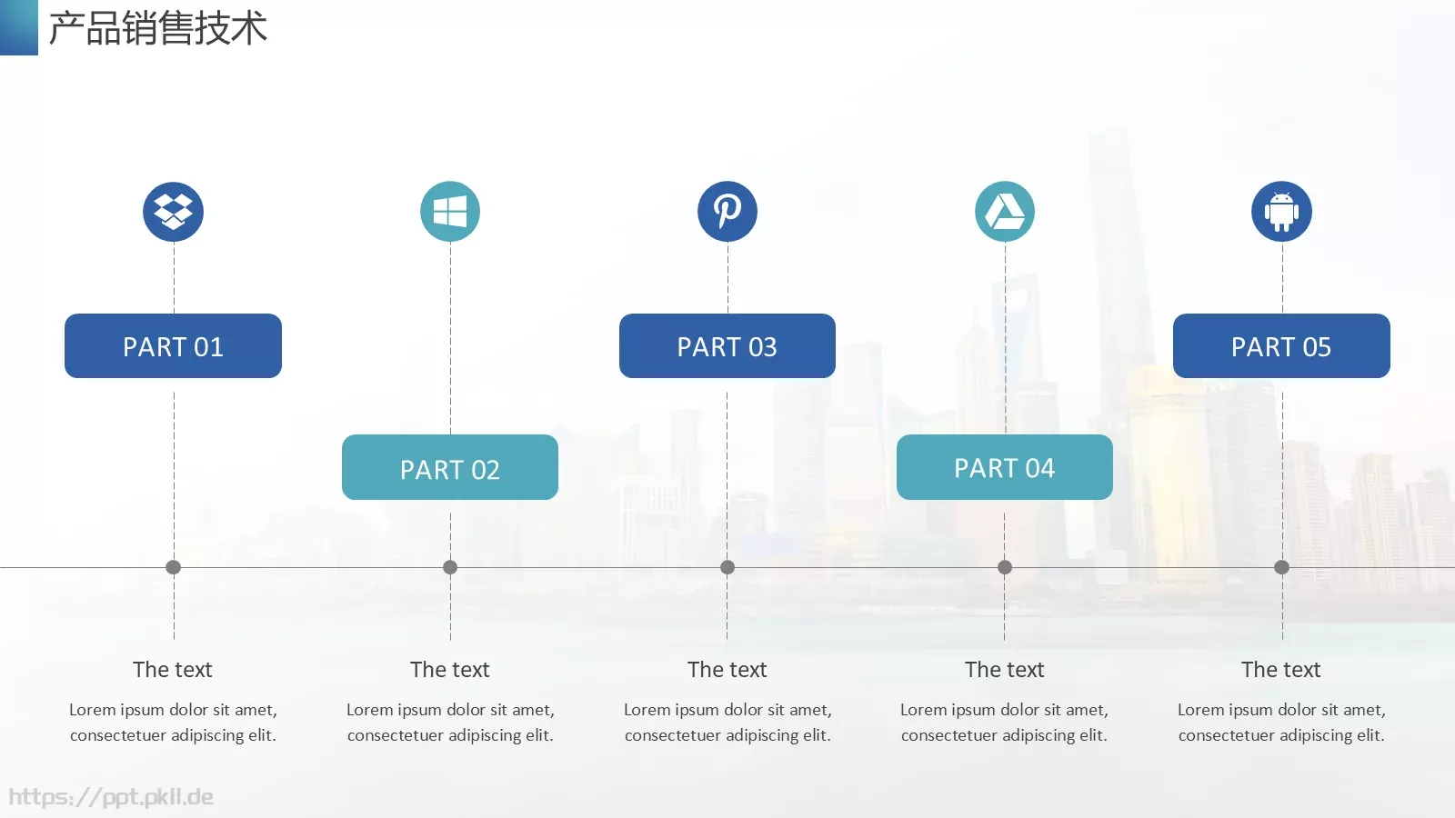 业绩提升技巧培训PPT模板 第 14 页预览图