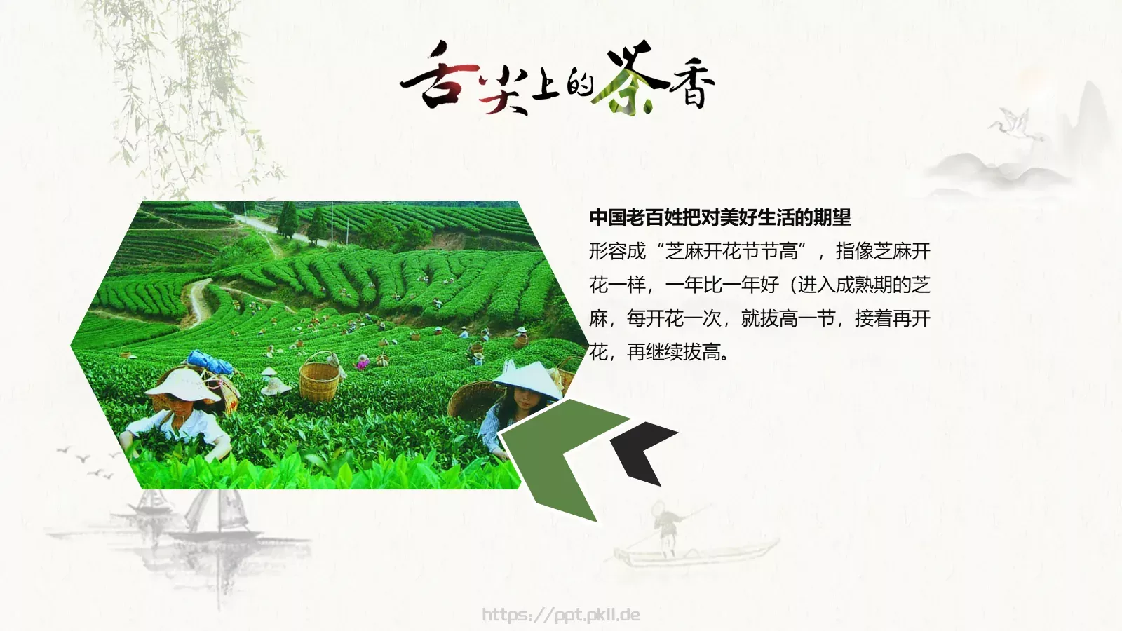 中国风 07 【有氧周末PPT模板 第 14 页预览图