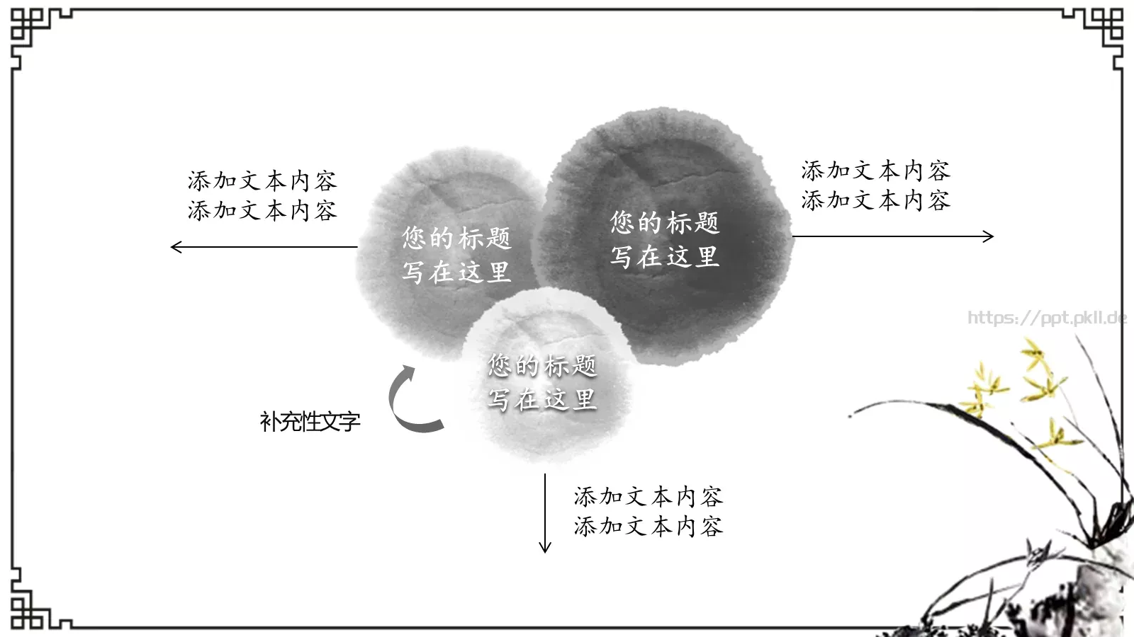 中国风工作总结汇报PPT模板 第 17 页预览图