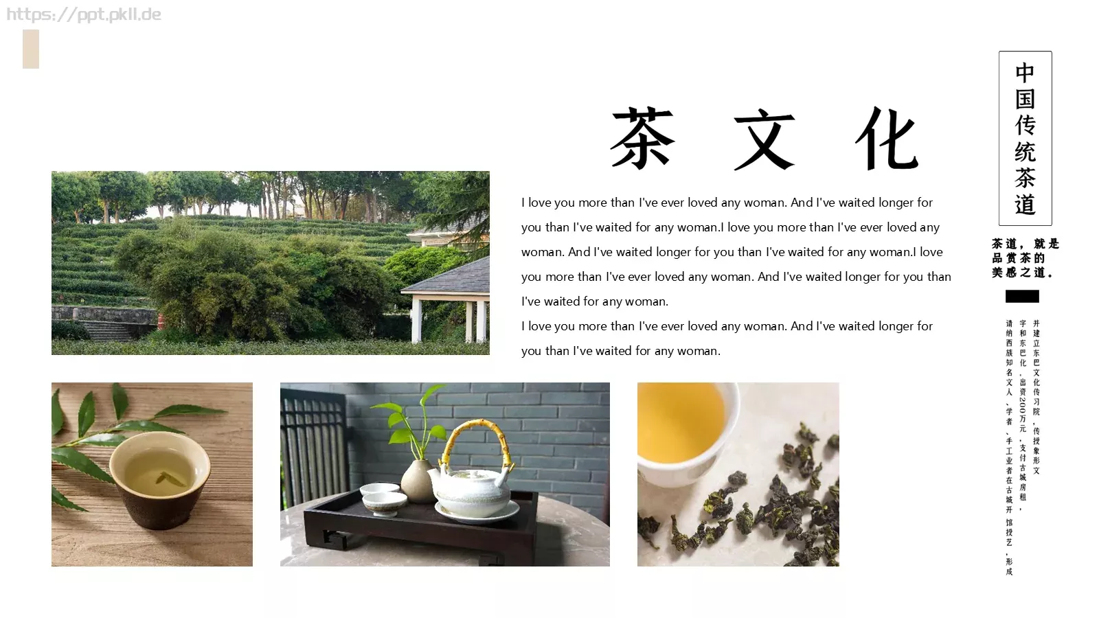 中国风茶文化宣传PPT模板 第 16 页预览图