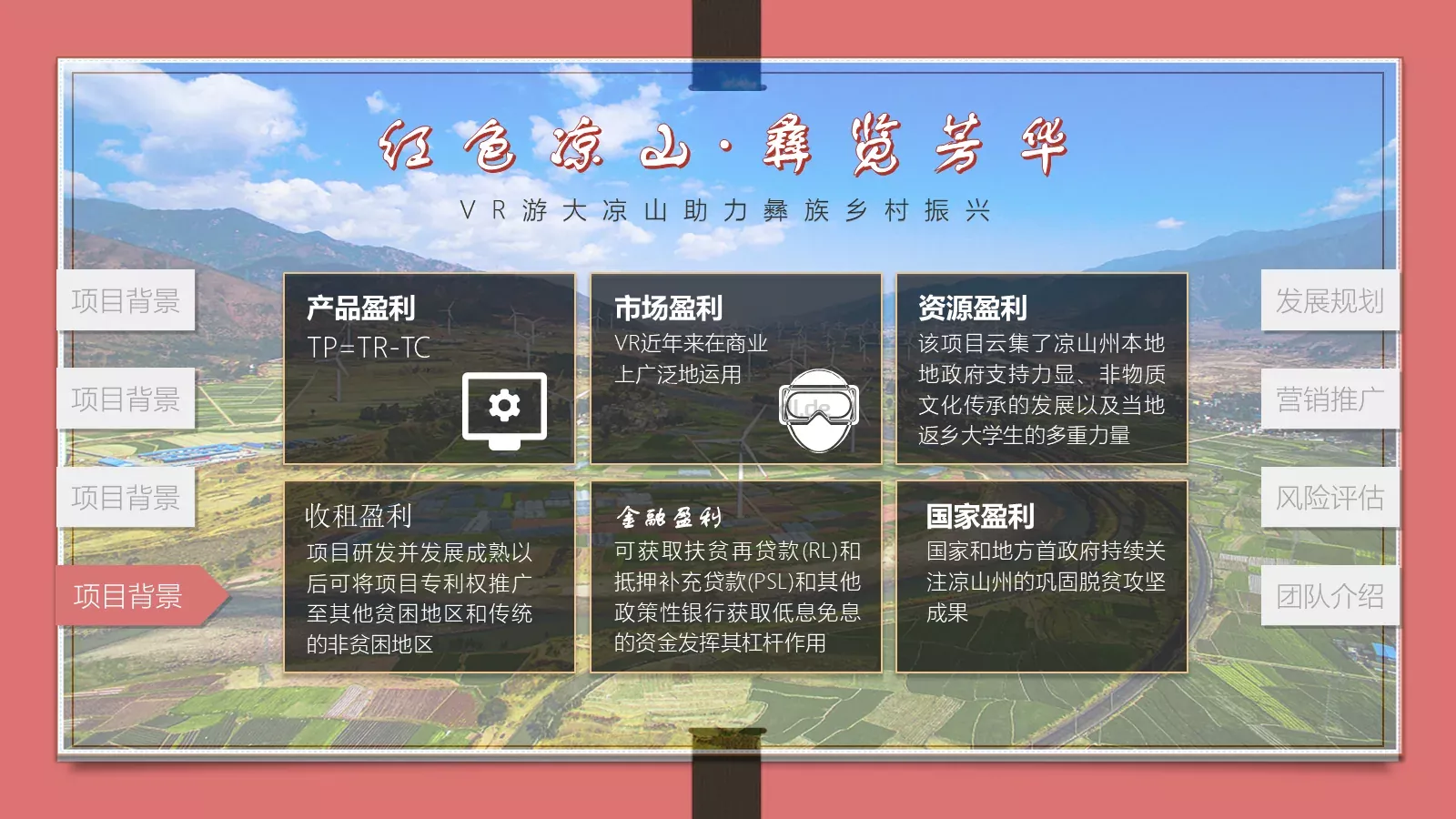 游大凉山助力彝族乡村振兴PPT模板 第 9 页预览图