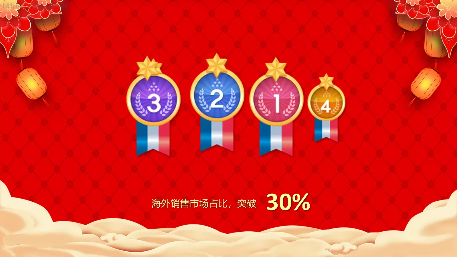 元宵节公司年会PPT模板 第 11 页预览图